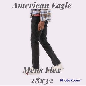 Men/boys American Eagle flex skinny jeans size 28/32 black